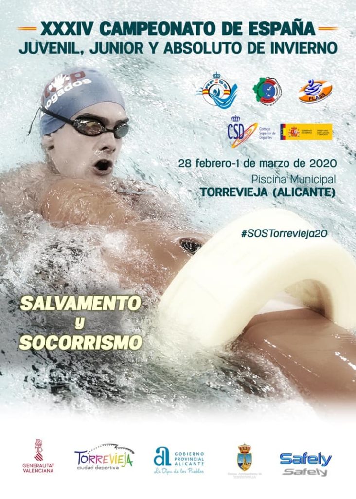 medio millar de deportistas se darán cita en el Campeonato de España Juvenil, Junior y Absoluto de Invierno de Salvamento y Socorrismo.