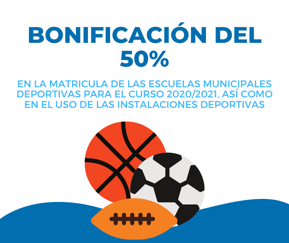 (Español) Para la temporada 2020/21 la matrícula de las Escuelas Deportivas Municipales se reduce en un 50% su precio público.