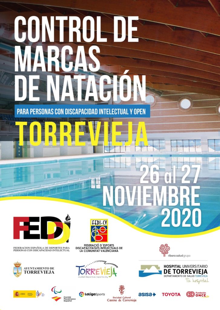 🇪🇸🏊🏻‍♂️CONCENTRACIÓN DE LA SELECCIÓN ESPAÑOLA Y CONTROL DE MARCAS DE NATACIÓN ABSOLUTO PARA PERSONAS CON DISCAPACIDAD INTELECTUAL‼️🥇