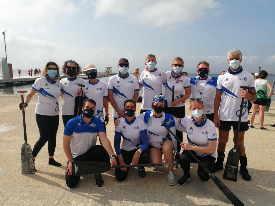 PLATA PARA EL DRAGÓN TEAM VETERANO MIXTO Y  BRONCE VETERANO OPEN EN LA PRIMERA REGATA DE LA VI LIGA