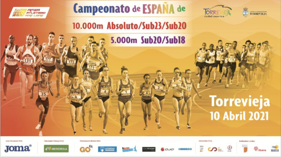 📣Este próximo sábado 10 de abril, Torrevieja será sede de los Campeonatos de España de 10.000m Absoluto y Sub 23, 5.000m sub20 y sub18, así como el Trofeo Ibérico España-Portugal. 📣Este próximo sábado 10 de abril, Torrevieja será sede de los Campeonatos de España de 10.000m Absoluto y Sub 23, 5.000m sub20 y sub18, así como el Trofeo Ibérico España-Portugal.