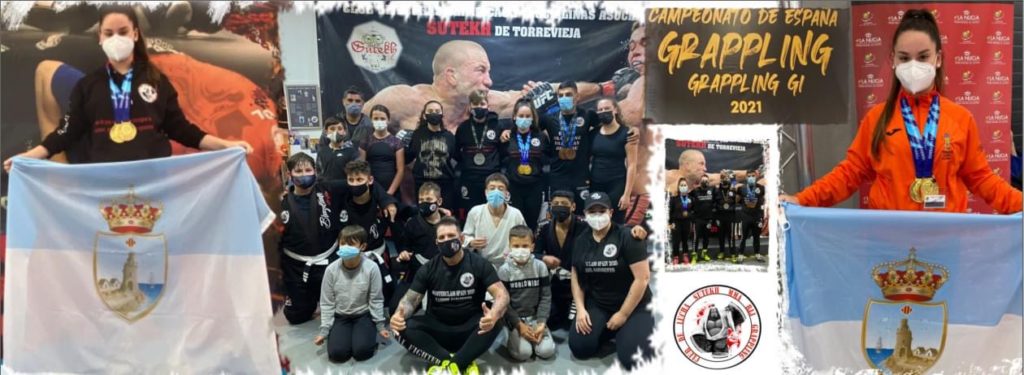 El pasado fin de semana 10 – 11 de abril de 2021, en la sala de competición ciudad deportiva Camilo Cano de La Nucía (Alicante) se celebró el campeonato de España de Grappling y Grappling Gi.