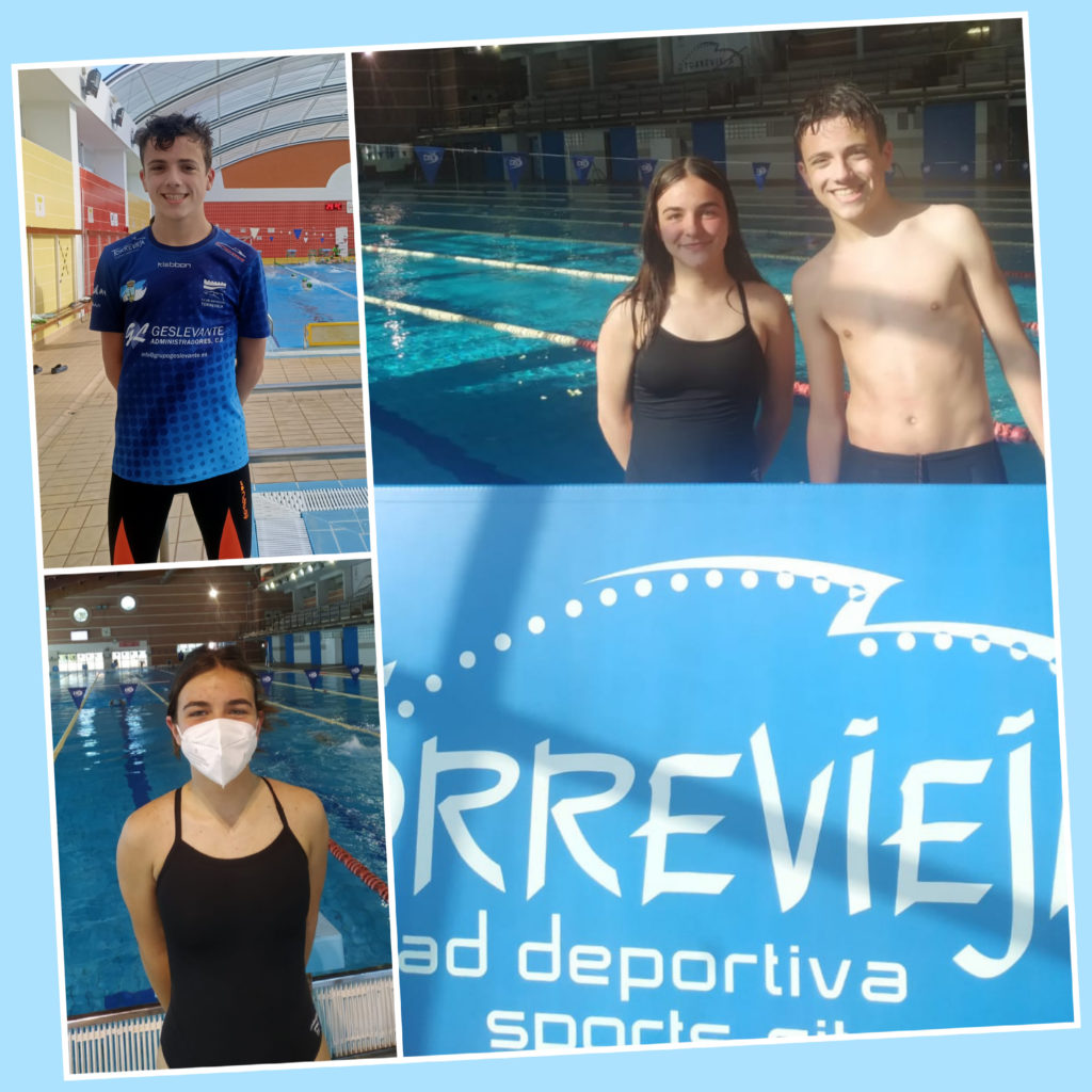 🙌🏻Pablo Martínez y Elisa Flores, nadadores del Club Natación Torrevieja, logran la mínima B establecida por la federación Valenciana para participar en el Campeonato Autonómico de natación.