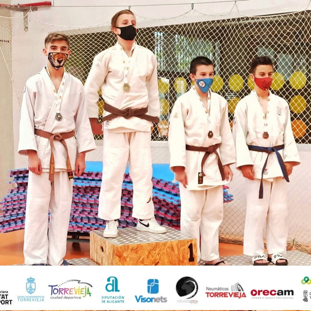 🥈Fernando García, del Club de Judo Torrevieja, subcampeón de la Comunidad Valenciana.