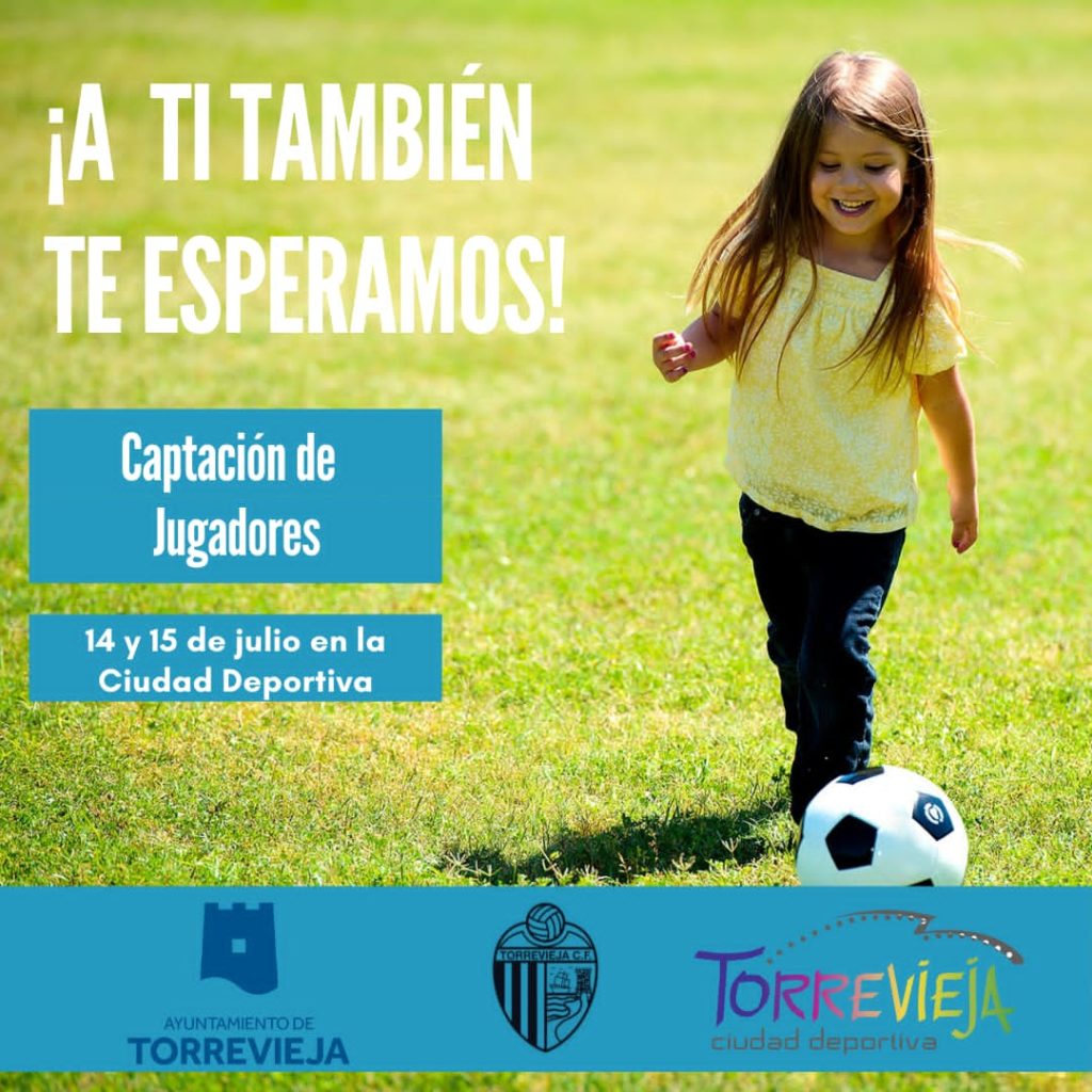 ⚽️ Captación de jugadores y jugadoras para la ESCUELA MUNICIPAL DE FÚTBOL DE TORREVIEJA