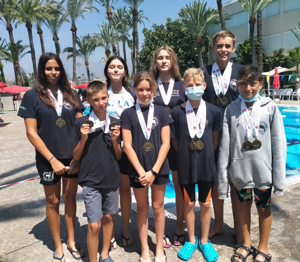 Grandes resultados para el el Club Natación Alfa Torrevieja en el Trofeo Memorial Juan Fuster Zaragoza