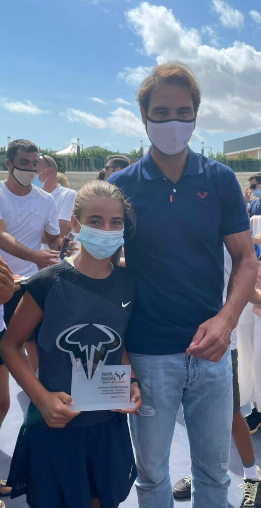 🏆Charo Esquiva, tercer puesto en el Máster del Rafa Nadal Tour de Mallorca, por segundo año consecutivo!!👏🏻👏🏻💪🏻