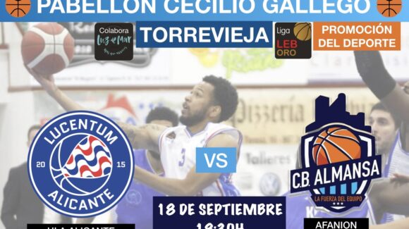 (Español) Liga LEB ORO en el Cecilio Gallego: ⛹🏿♀️HLA Alicante y ⛹️Afanion CB Almansa (Español) Liga LEB ORO en el Cecilio Gallego: ⛹🏿♀️HLA Alicante y ⛹️Afanion CB Almansa
