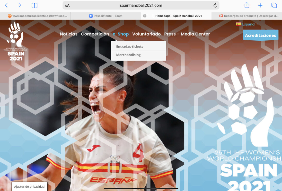 (Español) 📣 Mañana 7 de octubre a las 12:00h. salen a la venta las entradas para el MUNDIAL DE BALONMANO!!!👏🏻👏🏻