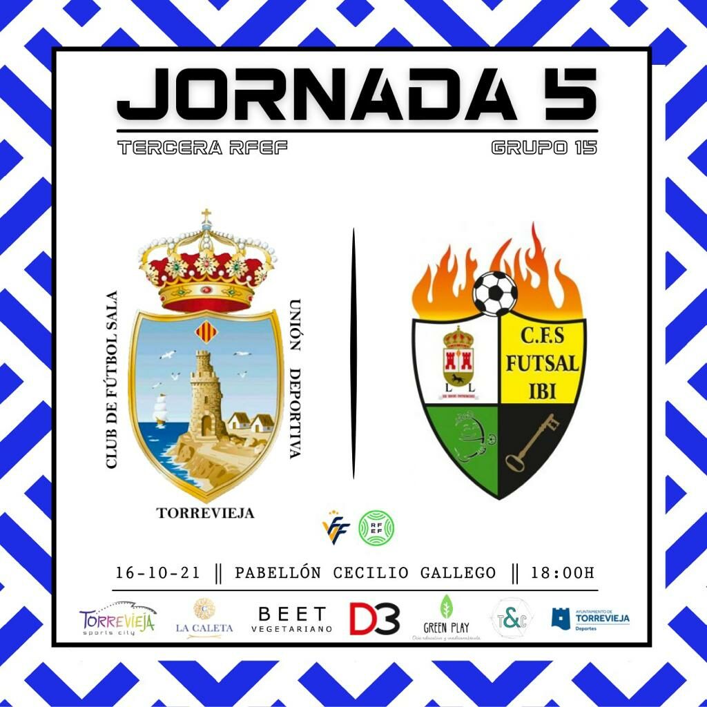 El CFS Unión Deportiva de Torrevieja se enfrentará al Club de Fútbol Sala Ibi