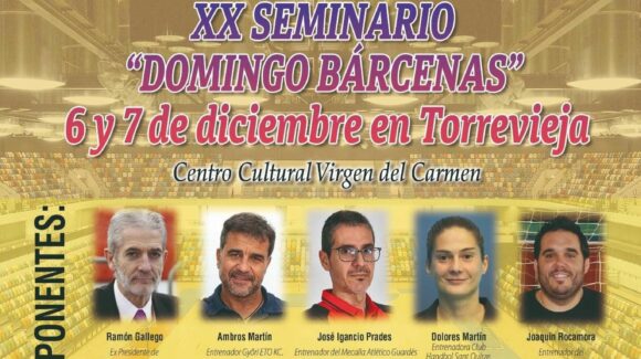 (Español) Torrevieja será sede del XX Seminario Domingo Bárcenas (Español) Torrevieja será sede del XX Seminario Domingo Bárcenas
