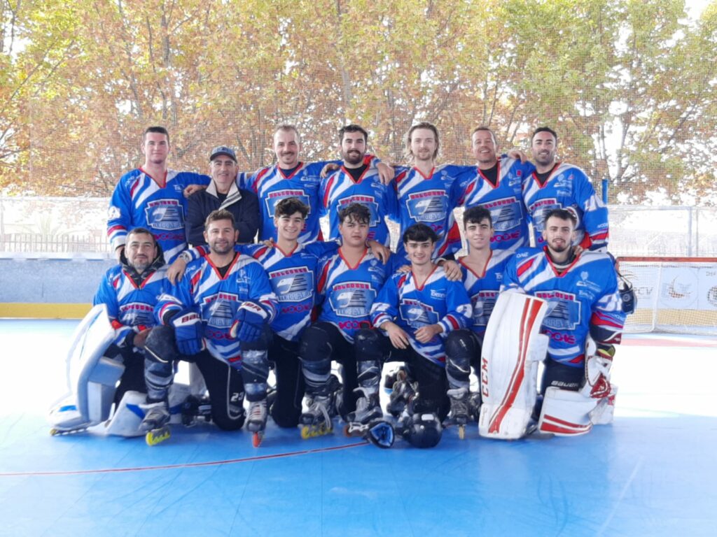 LOS HALCONES CONTINÚAN LIDERANDO LA LIGA AUTONÓMICA DE HOCKEY LÍNEA