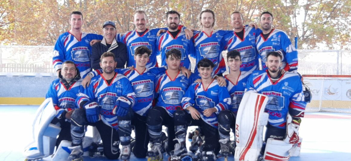LOS HALCONES CONTINÚAN LIDERANDO LA LIGA AUTONÓMICA DE HOCKEY LÍNEA