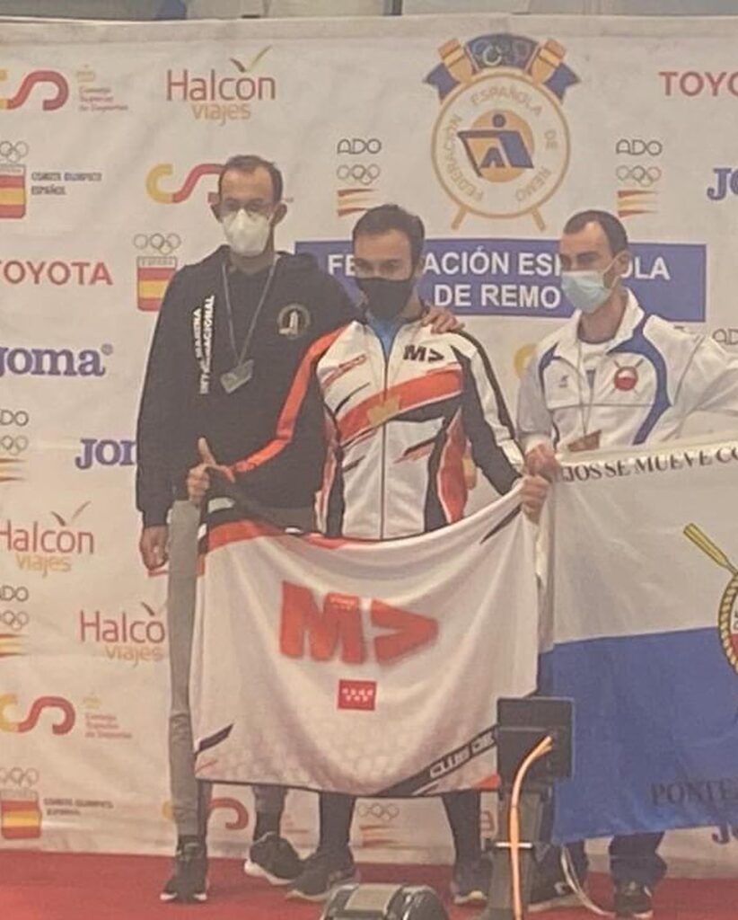 👉🏻Juan Luis Moraes Fiego 🥈2° en la prueba de Open Spring 500 metros del 3º Open de España de Remo Indoor.👏🏻👏🏻👏🏻