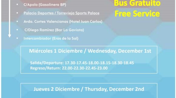 (Español) SERVICIO DE TRANSPORTE GRATUITO PARA ASISTIR AL MUNDIAL DE BALONMANO FEMENINO (Español) SERVICIO DE TRANSPORTE GRATUITO PARA ASISTIR AL MUNDIAL DE BALONMANO FEMENINO