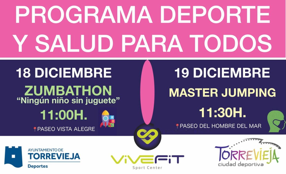 ACTIVIDADES DE «DEPORTE Y SALUD PARA TODOS» DE ESTE FIN DE SEMANA
