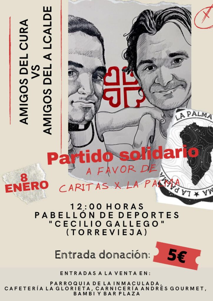 EL PRÓXIMO SÁBADO SE LLEVARÁ A CABO EL PARTIDO SOLIDARIO AMIGOS DEL CURA VS AMIGOS DEL ALCALDE