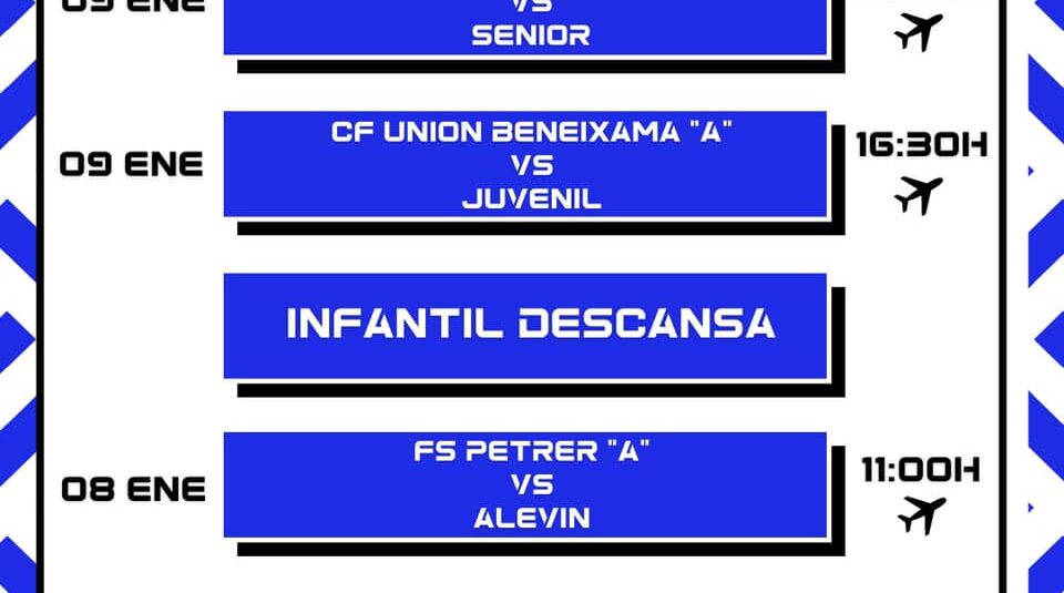 PARTIDOS DEL CFS UD TORREVIEJA PARA ESTE FIN DE SEMANA
