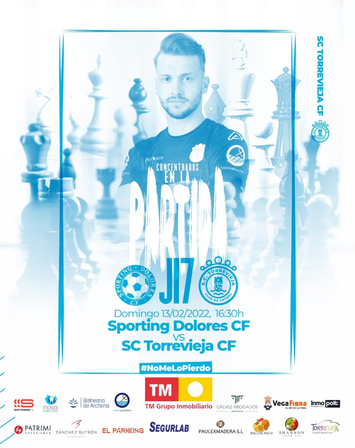 EL SC TORREVIEJA SE ENFRENTARÁ AL SPORTING DOLORES CF, EL PRÓXIMO DOMINGO.