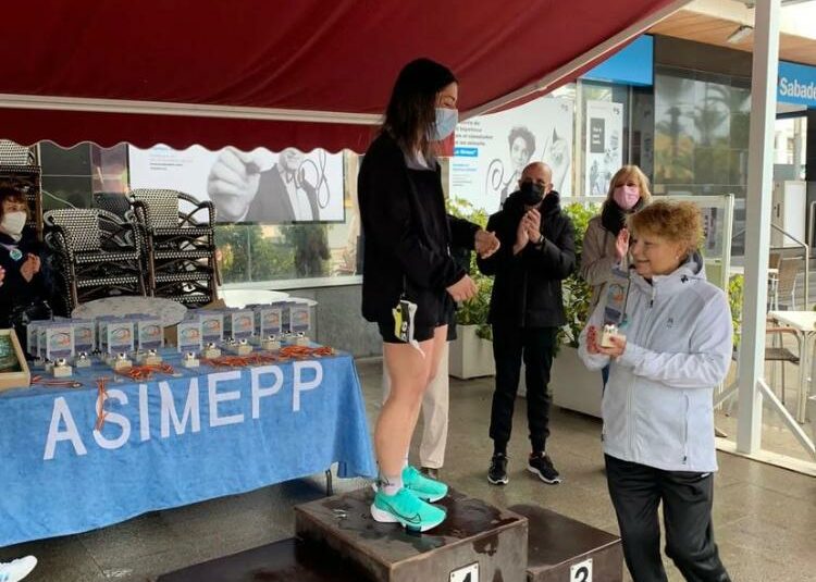 PAOLA MÁRQUEZ CONSIGUE EL PRIMER PUESTO EN LA V MARCHA Y CARRERA SOLIDARIA DE ASIMEPP PAOLA MÁRQUEZ CONSIGUE EL PRIMER PUESTO EN LA V MARCHA Y CARRERA SOLIDARIA DE ASIMEPP