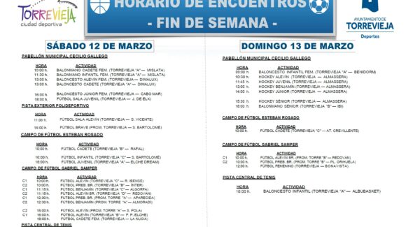 (Español) 📆 ¡AGENDA DEPORTIVA PARA ESTE FIN DE SEMANA! ⛹🏻♀️🏀⛹🏼♂️⚽🥅🤾🏽♀️🏐🤾🏼♂️🎱🏒🏃🏻🎾⛳ (Español) 📆 ¡AGENDA DEPORTIVA PARA ESTE FIN DE SEMANA! ⛹🏻♀️🏀⛹🏼♂️⚽🥅🤾🏽♀️🏐🤾🏼♂️🎱🏒🏃🏻🎾⛳