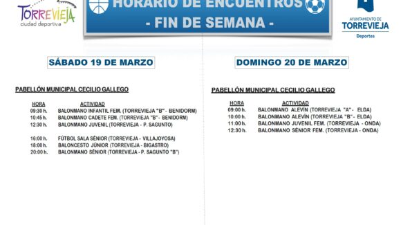(Español) AGENDA DEPORTIVA PARA ESTE FIN DE SEMANA (Español) AGENDA DEPORTIVA PARA ESTE FIN DE SEMANA