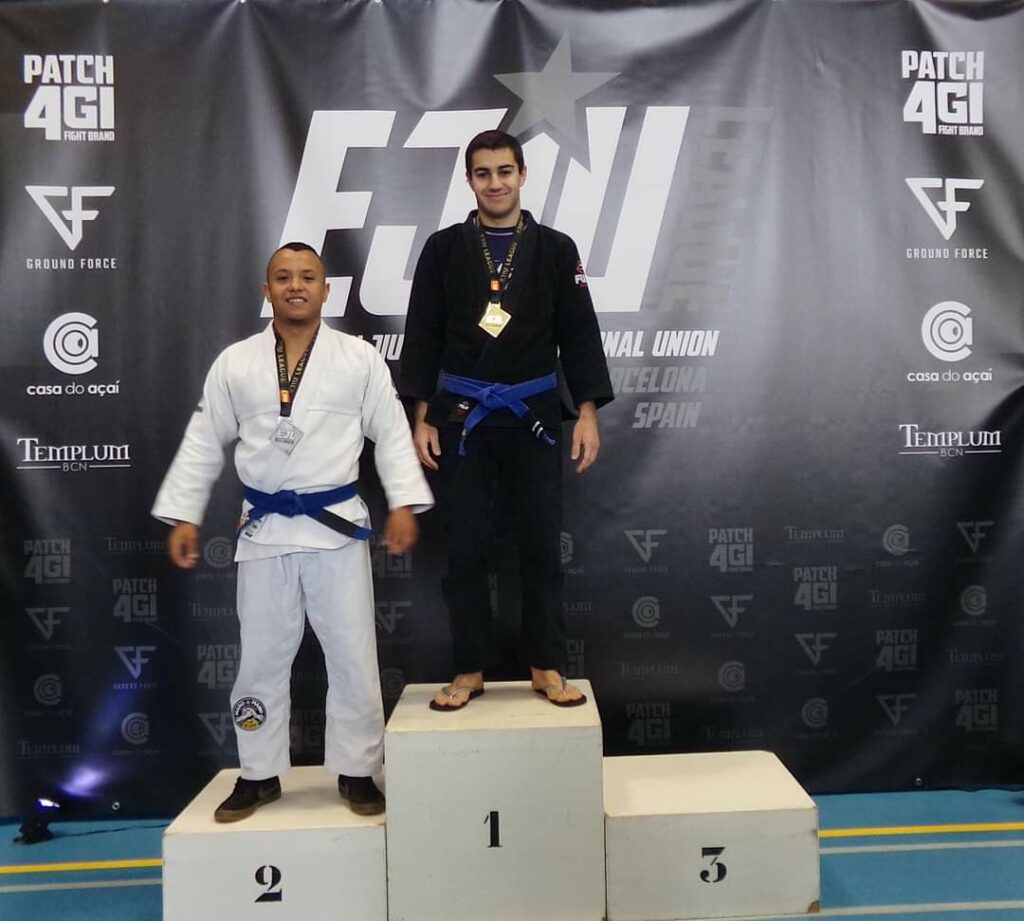 Johan Grisales 🥈en el EJIU CHAMPION LEAGUE OF JIU-JITSU