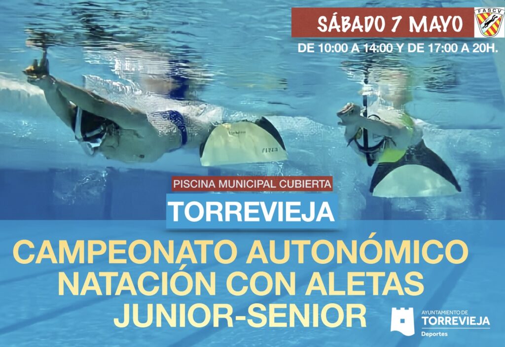 🤿CAMPEONATO AUTONÓMICO JÚNIOR-SÉNIOR DE NATACIÓN CON ALETAS🏊‍♀️