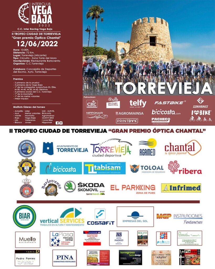 II Trofeo Ciudad de Torrevieja “Gran Premio Óptica Chantal” – XXVI Interclub Vega Baja