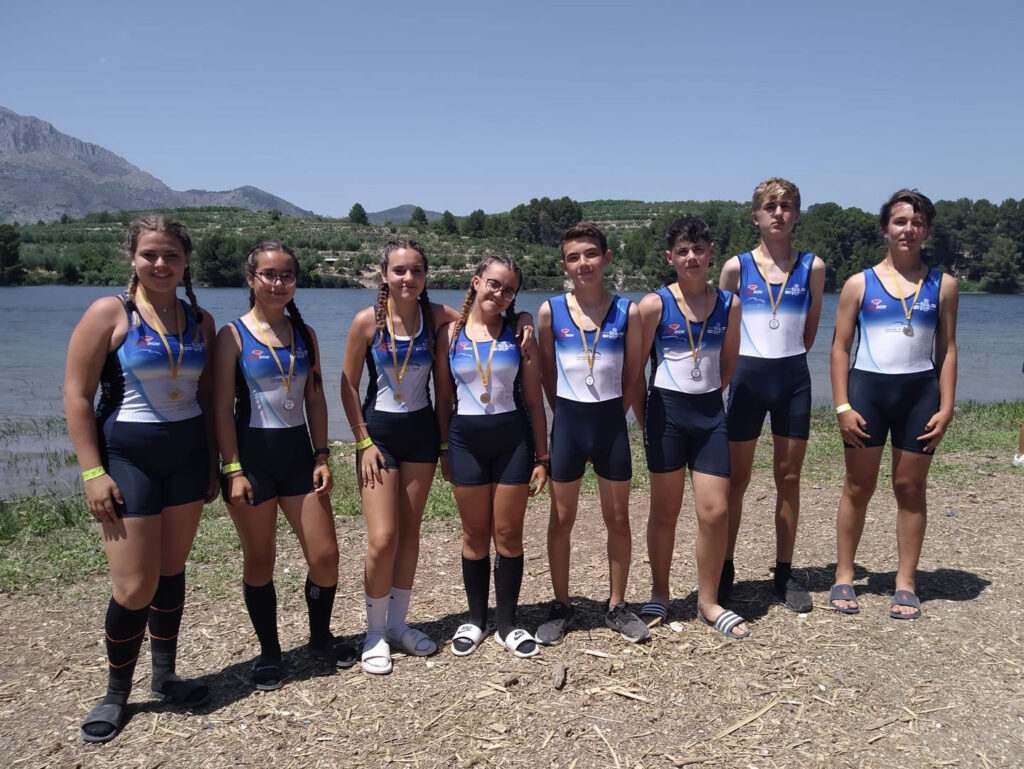 🥇🥇🥇🥇🥈🥈🥉EL RCNT CONSIGUE CUATRO OROS, DOS PLATAS Y UN BRONCE EN EL CAMPEONATO AUTONÓMICO DE REMO OLÍMPICO PARA INFANTILES Y CADETES