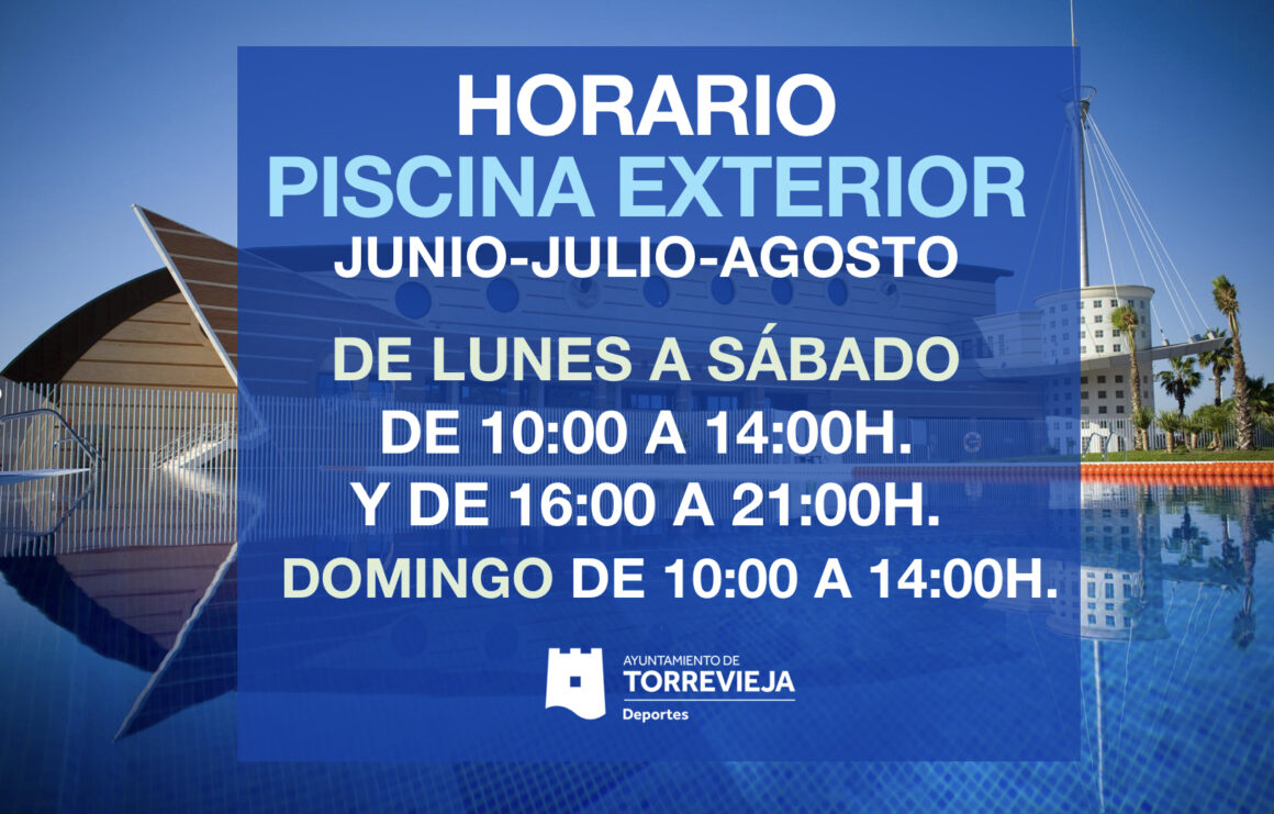 (Español) 🕒💦 Horarios definitivos de las PISCINAS MUNICIPALES – ☀️VERANO 2022.
