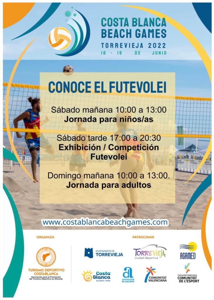 JORNADAS para adultos, niños y EXHIBICIONES de FUTEVOLEY en los    !