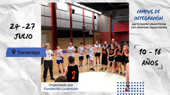 (Español) ⛹️La Fundación Lucentum inicia el primer Campus Internacional integrador en las instalaciones deportivas municipales de Torrevieja.