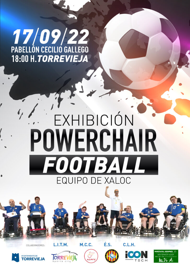 🏆La Ciudad Deportiva acogerá la primera exhibición de Power Chair en Torrevieja.🧑‍🦽⚽️