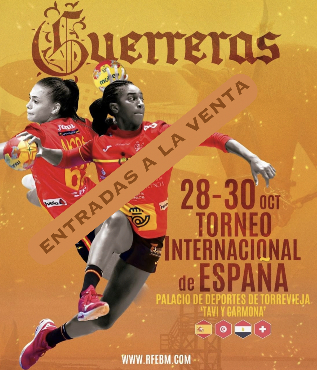 🎟Entradas a la venta a partir de hoy a las 13:00h, para el Torneo Internacional de España