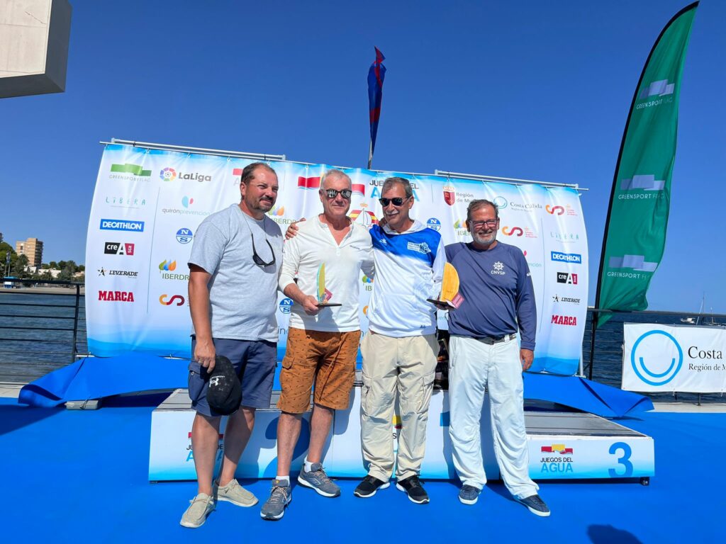 👉🏻GUILLERMO BELTRI ORO Y GINES ROMERO PLATA EN EL CAMPEONATO DE ESPAÑA DE IOM, FRAN MARTÍNEZ CAMPEÓN MASTER