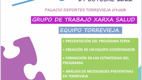 (Español) 👉🏻El Grupo de trabajo Xarsa salud de Torrevieja organiza una jornada de formación