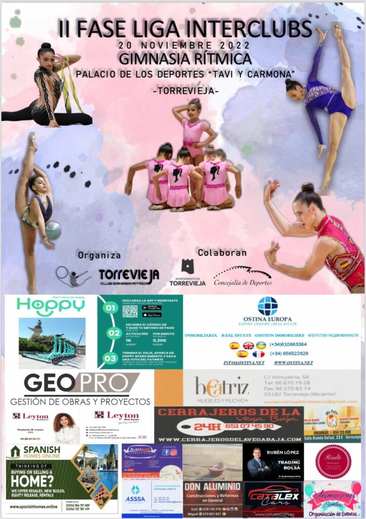 II Fase Liga Interclubs de Gimnasia Rítmica.