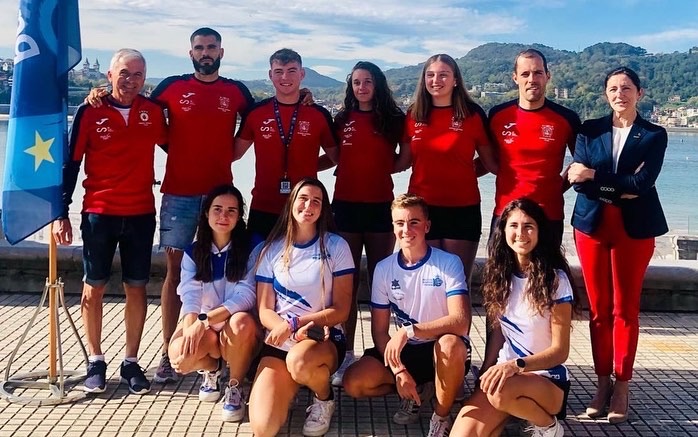 (Español) 🏆🚣‍♀️PAULA BLANCA ESPINOSA Y MANUEL VERA MONTESINOS CAMPEONES DE EUROPA EN EL CAMPEONATO DE EUROPA DE REMO DE MAR BEACH SPRINT🥇