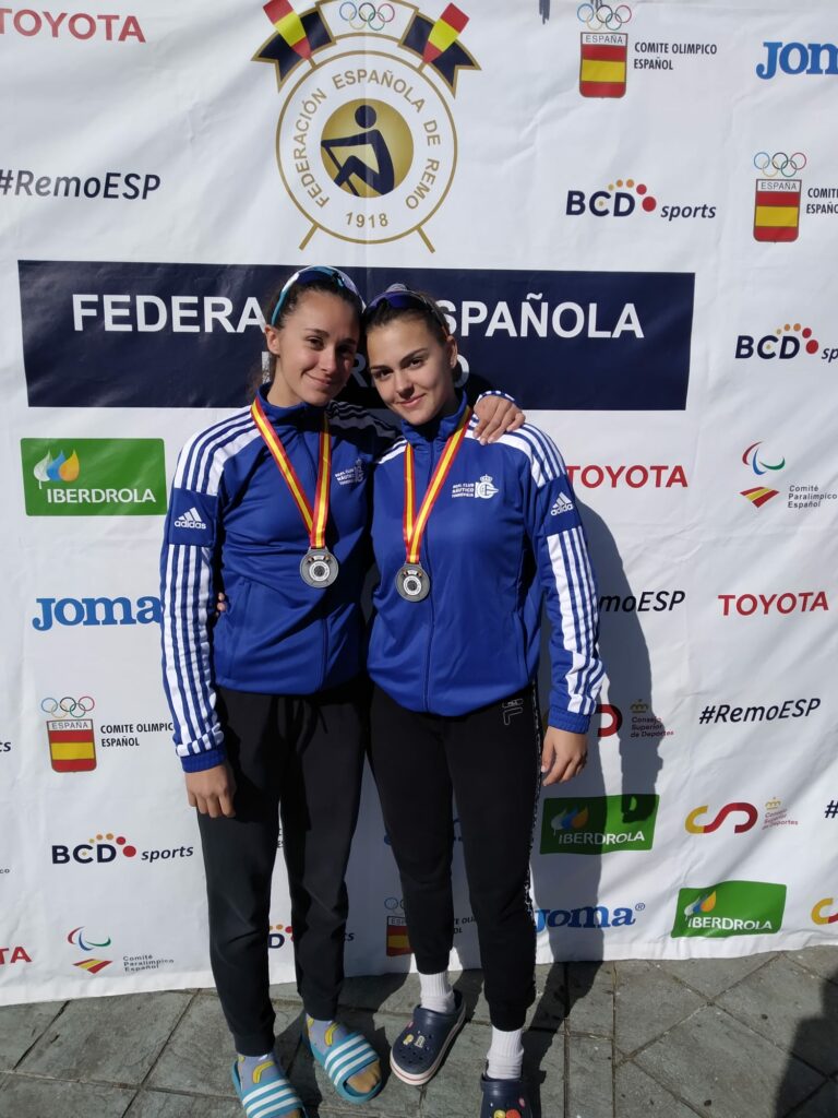 🥈🚣‍♀️PAULA BLANCA ESPINOSA Y BELÉN HERNÁNDEZ PLATA EN 2- JF EN EL CAMPEONATO DE ESPAÑA DE LARGA DISTANCIA Y ORO 4XJF EN EL CAMPEONATO POR AUTONOMÍAS