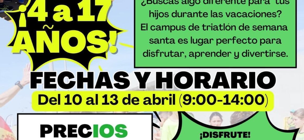 (Español) 🏆El 2º campus del Club Triatlón Torrevieja de semana santa es una realidad✅