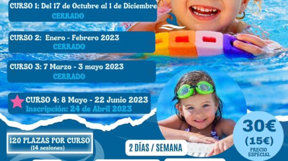 (Español) 📣 ¡SE ABREN INSCRIPCIONES PARA LOS CURSOS MUNICIPALES DE NATACIÓN! 🏊🏻♀️🏊🏻♂️ (Español) 📣 ¡SE ABREN INSCRIPCIONES PARA LOS CURSOS MUNICIPALES DE NATACIÓN! 🏊🏻♀️🏊🏻♂️