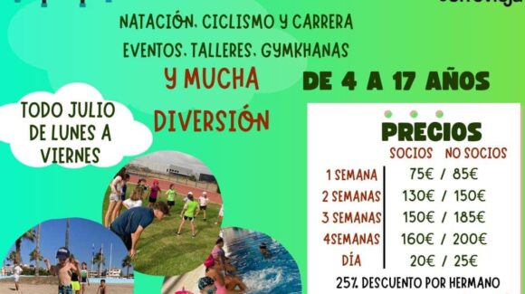 (Español) La 2ª edición del TRI-CAMPUS de verano del club triatlón Torrevieja.