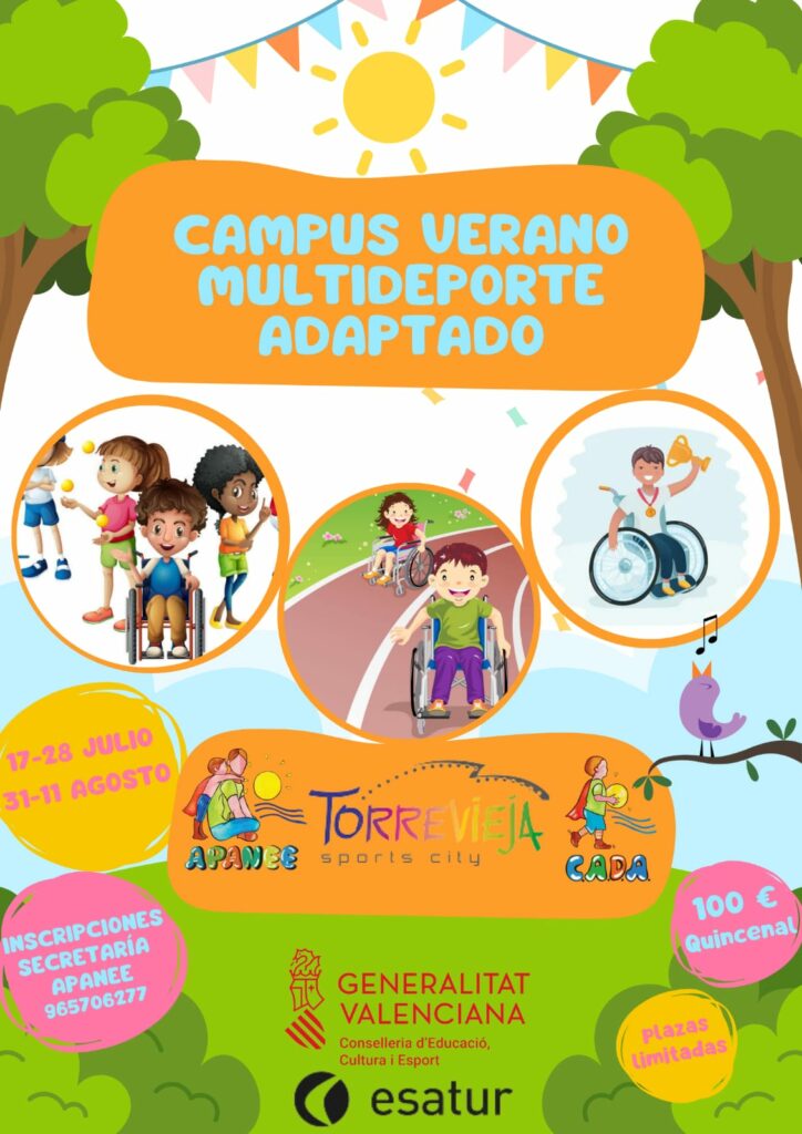🏅Campus de Verano Multideportes Adaptado