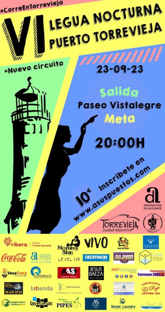 ‍☠️ VI LEGUA NOCTURNA PUERTO TORREVIEJA 2023
