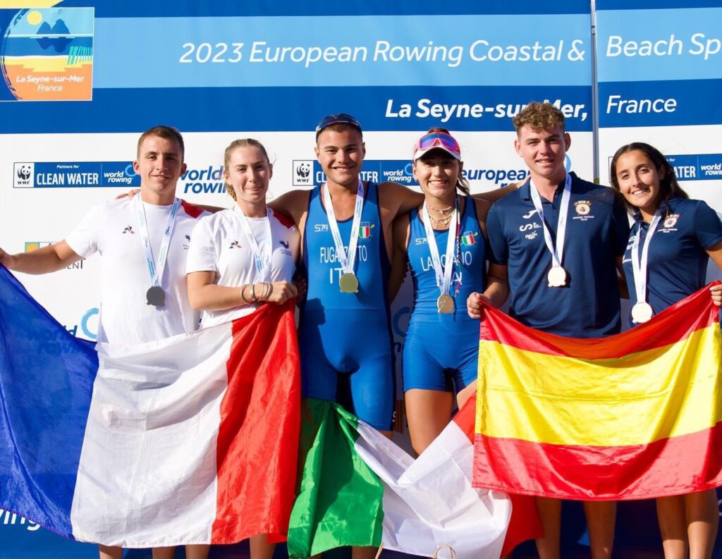 Destacada participación del RCN Torrevieja en el European Rowing Coastal & Beach Sprint Championship