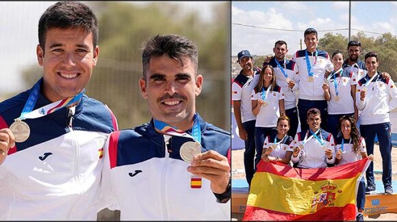 ‍♀️El remero torrevejense Ander Martín, se cuelga dos Oros junto a Adrián Miramón en los Juegos del Mediterráneo.