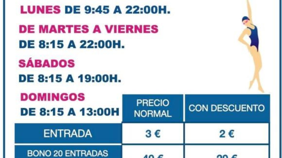 (Español) NUEVO HORARIO DE LA PISCINA CUBIERTA MUNICIPAL (Español) NUEVO HORARIO DE LA PISCINA CUBIERTA MUNICIPAL