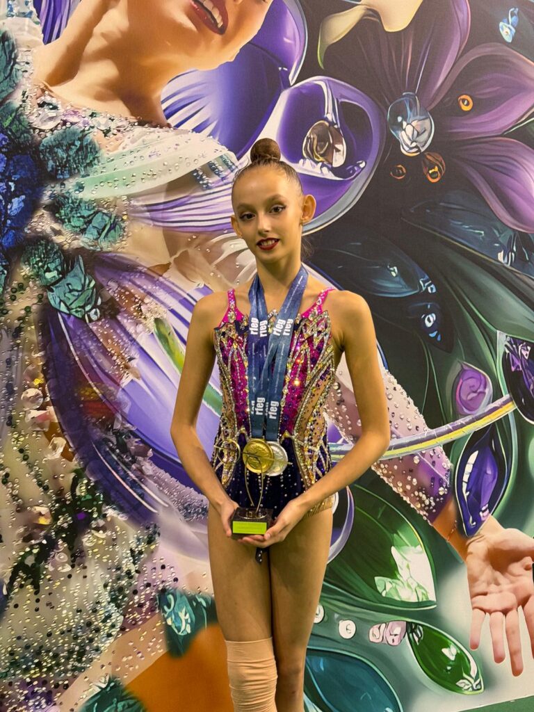 Anastasiia Biryulina Subcampeona de España de rítmica