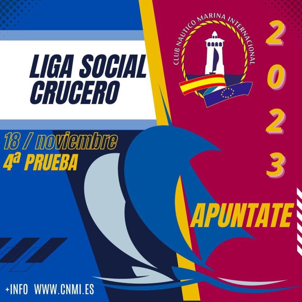 ⛵ ¡Liga Social de Crucero 2023 – Prueba 4! ⛵